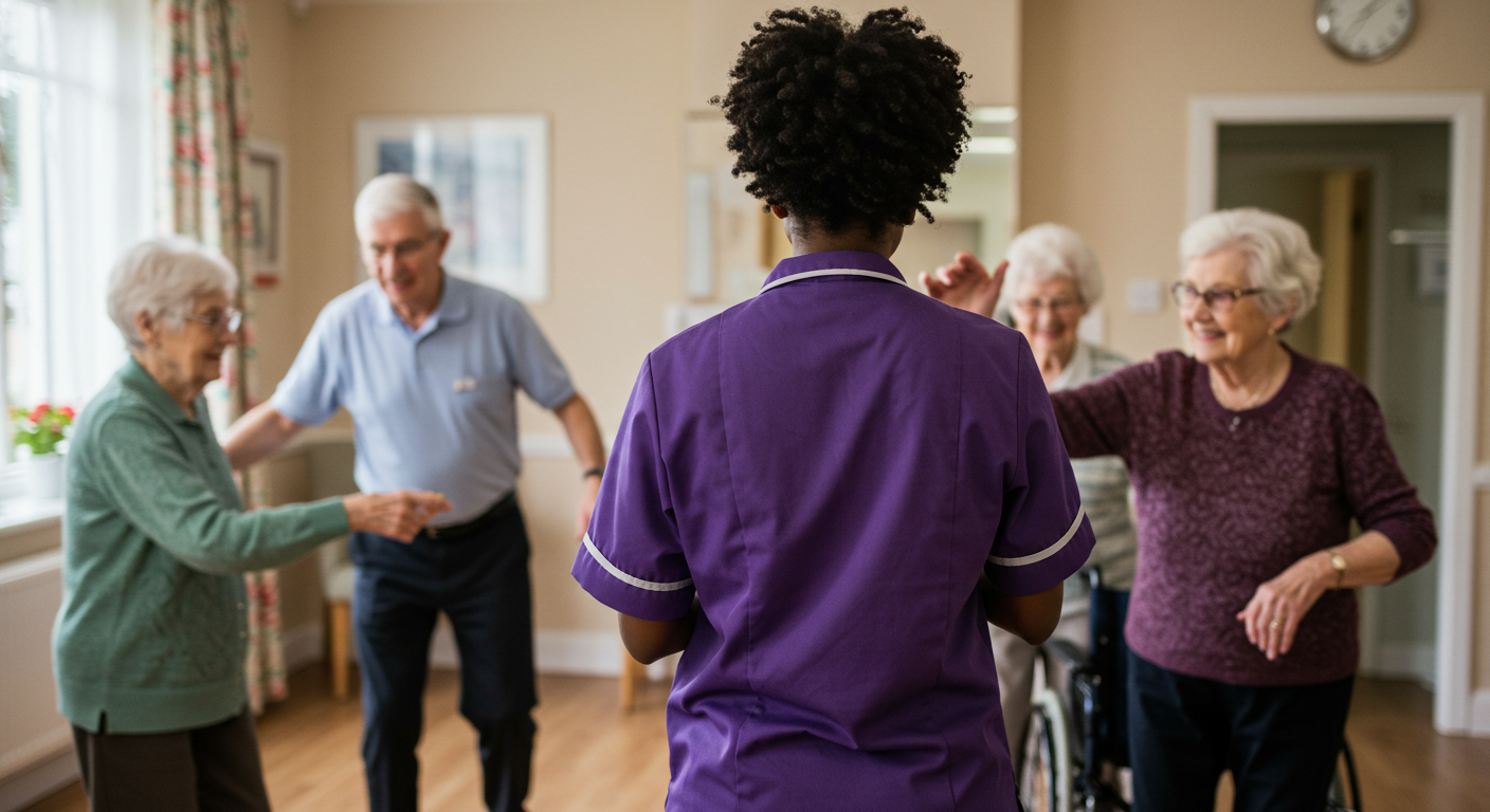 As Safe Care Solutions (UK) Limited we have found dancing, music, and arts as a psychosocial intervention in care home.